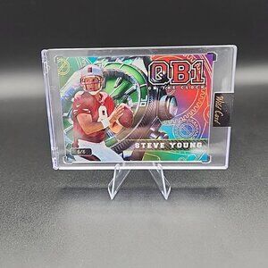 Steve Young Wild Card QB1 On The Clock 8/8 Jersey Match #OCW-RB-SY3 49ers HOF